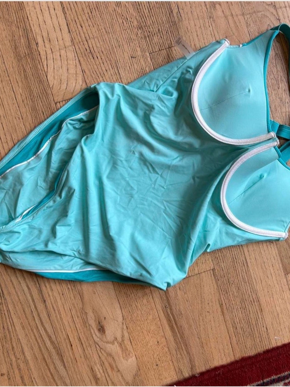 Women’s Teal One-Piece Swimsuit - Picture 8 of 8